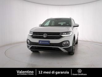 volkswagen t-cross 1.0 tsi 110 cv dsg advanced del 2023 usata a roma