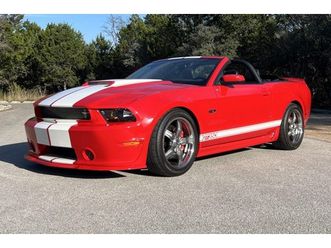 3,900-mile 2012 ford mustang shelby gt350 convertible 6-speed