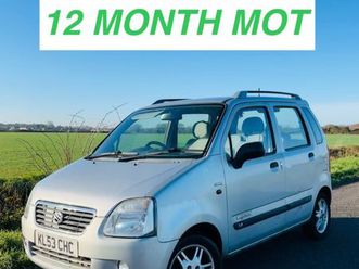 2003 suzuki wagon r+ 1.3 petrol automatic – ulez – new mot