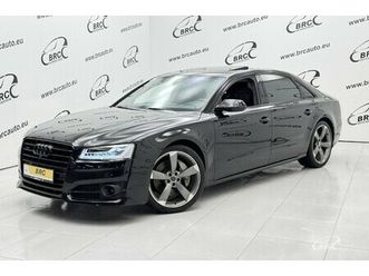 audi, a8 l, 2017m., juoda