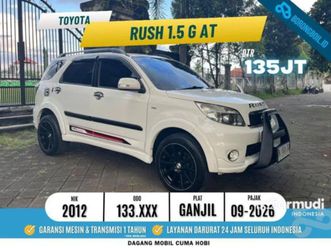 2012 toyota rush 1.5 g suv at - mobil rawatan gress siap pakai no pr, cash n kredit - low price