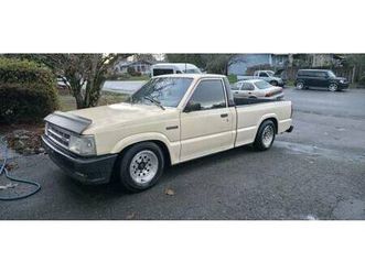 1986 mazda b2000 mini truck on bags c-notched 5speed shortbox