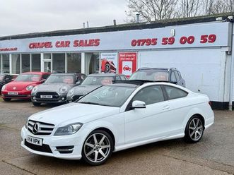 mercedes-benz c-class 1.6 c180 amg sport edition g-tronic+ euro 6 (start/stop) 2dr