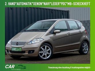 mercedes-benz a 200 elegance*turbo*aut*leder*pdc*glasdach*