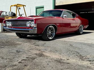 1968 ford torino freshly built 302 v8, transgo shift kit, candy apple red