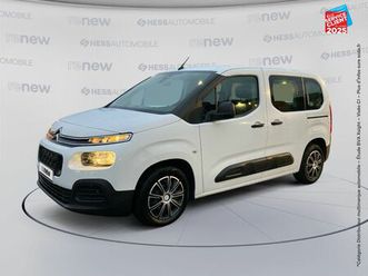 citroen berlingo m puretech 110ch ss live e6.d d'occasion - hess automobile