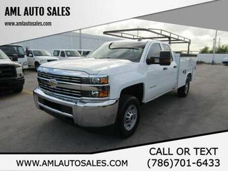 2018 chevrolet chevy silverado 2500hd service truck 4x2 4dr double cab*pickup tr
