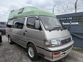toyota hiace 2.8 diesel auto 8 seater 4 berth custom campervan (z35)
