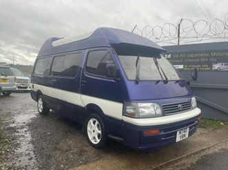 toyota hiace 3.0 td auto super custom lwb 6 berth 8 seater pop top camper van