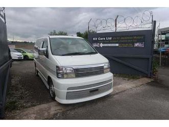 nissan elgrand 3.3 v6 auto 8 seater rider mpv with lpg/gas conversion (p59)