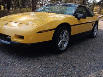 1986 pontiac fiero gt v6 for sale