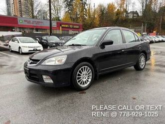 2005 acura 1.7 el premium 4 dr sedan - automatic