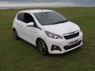 2015 peugeot 108 1.2 puretech allure 5dr hatchback petrol manual