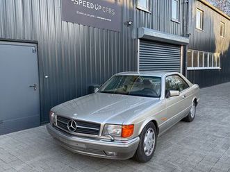 mercedes-benz 500 sec c126 tüv neu 2 hand 30k invest fährt top