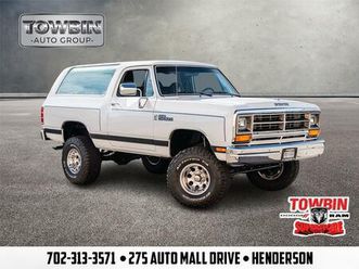 used 1988 dodge ramcharger 100