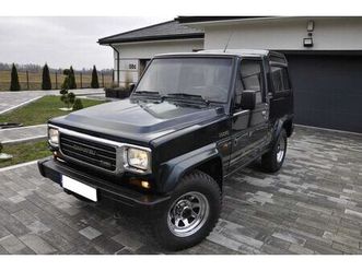 daihatsu rocky 2.8 tdi off road patrol klasyk oryginal jak nowy 91tys lagów • olx.pl