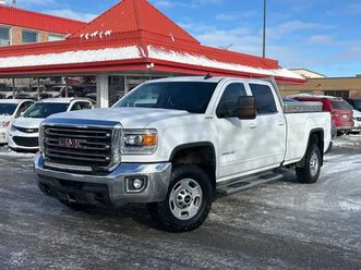 2018 gmc sierra 2500hd 4wd crew sle long box gas 14500lb tow cap