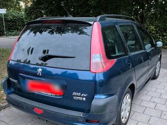 peugeot sw 206, baujahr 2006, 75 ps, blau