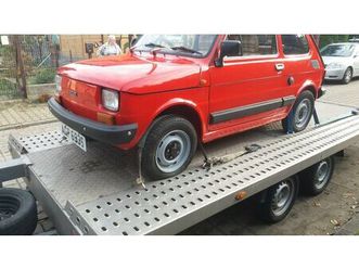 1978 fiat 126 rouge manuel, 4 vitesses conduite à droite...