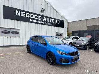 peugeot 308 gt black pack 1.5 hdi 130 cv eat8 12/2020 132500 km cockpit digital mode sport gps régulateur de vi