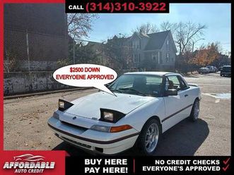 1991 mercury capri xr2 xr 2 xr-2 turbo