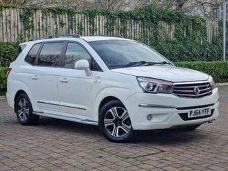 2015 ssangyong 2.0 rodius turismo x diesel 5dr euro 5 white mpv