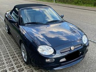 mg f 1.8i cabrio in schönem dunkelblau, winterschnäppchen