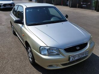 hyundai accent 1,3 reg. 07/2026, klima, prvi vlasnik, 2002 god.