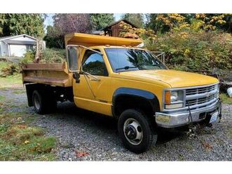 1994 chevy k3500 10' dump w/9' plow