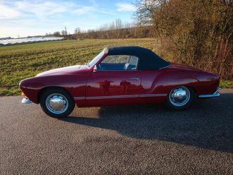 volkswagen karmann ghia cabrio kirschrot