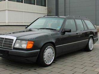 mercedes benz t124 300te-24v gullideckel, leder, tempomat