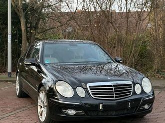 mercedes benz e420 cdi facelift 2008 sitzbel sportpaket ahk voll