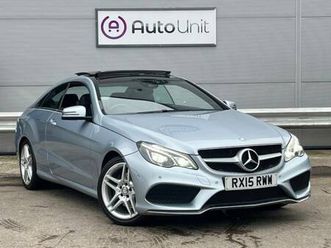 2015 mercedes-benz e-class 2.0 e200 amg line coupe 2dr petrol g-tronic+ euro