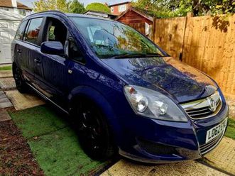 7 seater vauxhall zafira 2012
