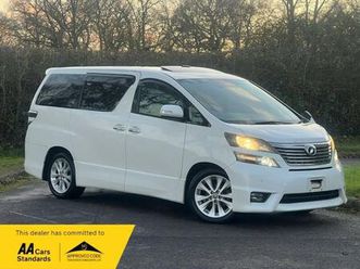 2009 toyota vellfire/alphard 2.4 petrol 8 seater auto euro 5 ulez jdm import