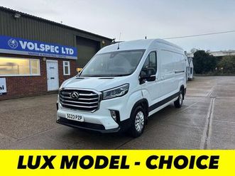 maxus deliver 9 2.0 d20 lux panel van 5dr diesel manual fwd l3 h2 euro 6 (start/stop) (163 ps)