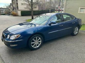 2005 buick allure cxs with very low km's