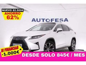lexus rx 3.5 hev executive 4x4 auto 313cv 5p #cuero, techo elec panoramico, navy