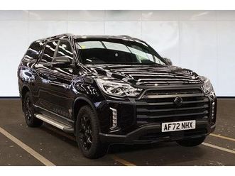 kgm / ssangyong musso 2.2d saracen pickup double cab 4dr diesel auto 4wd euro 6 (181 ps)