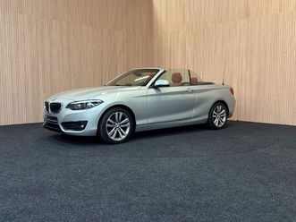 bmw série 2 220 220i cabrio aut. sport line|pdc| navi|verw sportst