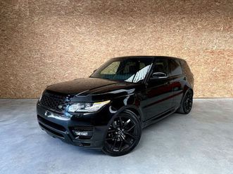 land rover range rover sport marchand/ export | full black | 22’ svr | tva