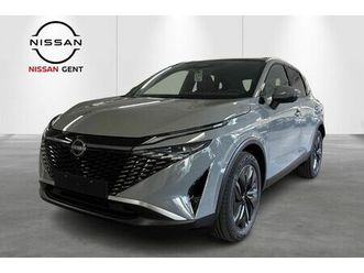 nissan qashqai tekna mild hybrid 140 pk manueel + cold pack + design pack + navigatie + elek. koffer + head up display + 360 graden camera + leder zetels