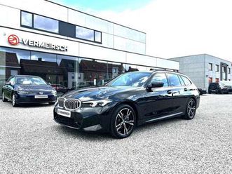 bmw série 3 320 320e touring aut. m sport*m-pack*trekhaak*leder*
