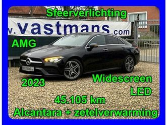 mercedes cla 180 amg / sfeerverlichting / widescreen / automaat