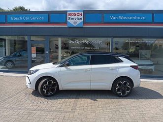 opel grandland grandland ultimate 1.2 benz turbo automaat wit