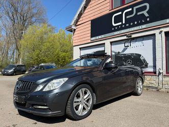 mercedes classe e 220 d * cabriolet * gps * camera * clim * bt * cuir