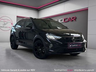 volkswagen taigo 1.0tsi r-line/dsg/cam/carplay/sg chauf/full black