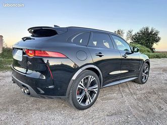 jaguar f-pace svr v8 550ch garanti