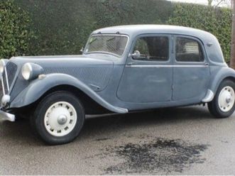 citroen traction traction/15 15-6 d grise perle roues pilote malle plate 2eme main