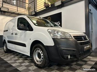 peugeot partner fourgon 1.6 bluehdi 100 ss bvm5 premium - *102500kms*, plancher bois